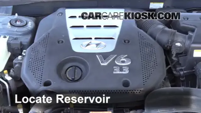 2006 Hyundai Sonata LX 3.3L V6 Windshield Washer Fluid Add Fluid